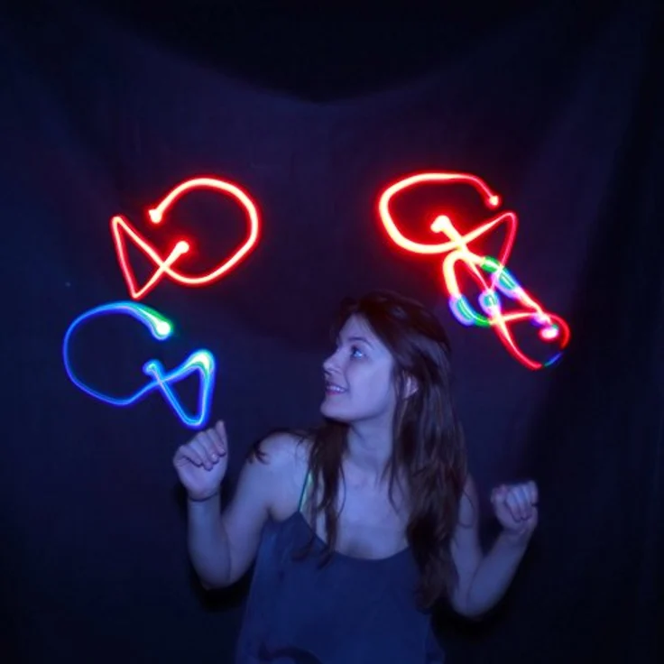 Lomography Light Painter, Taschenlampe mit 8 Farbvariationen und Schlüsselbundring, ultrakompakt – Bild 8