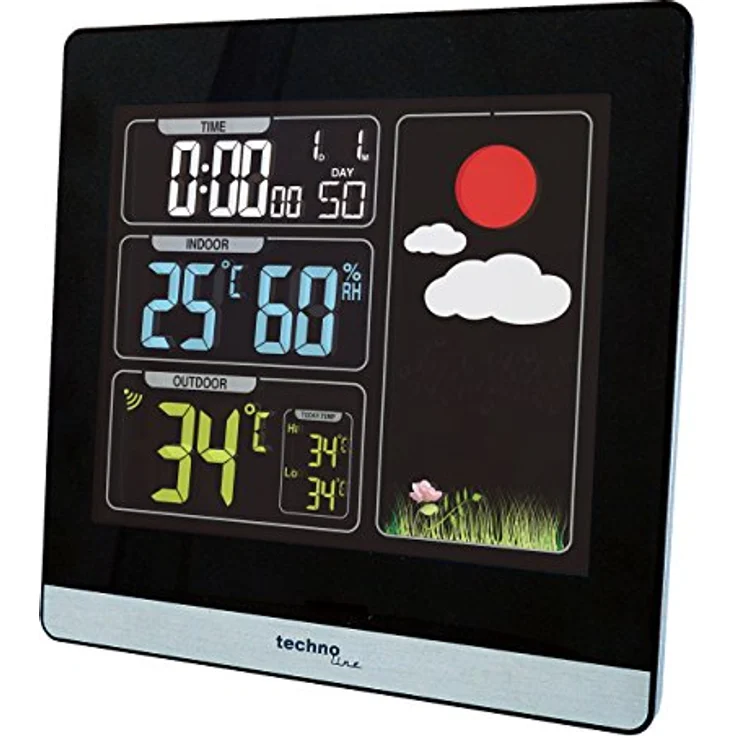 Technoline WS 6448, Innenluftfeuchtigkeit und Temperaturmesser mit Wettervorhersage – Bild 3