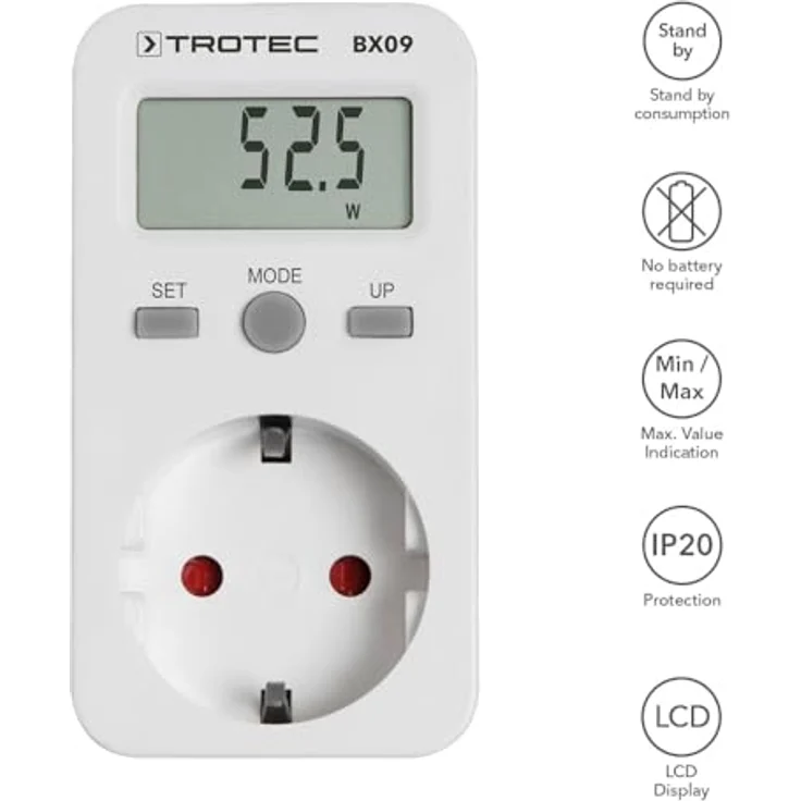 Trotec Energiekosten-Messgerät BX09 – Bild 3