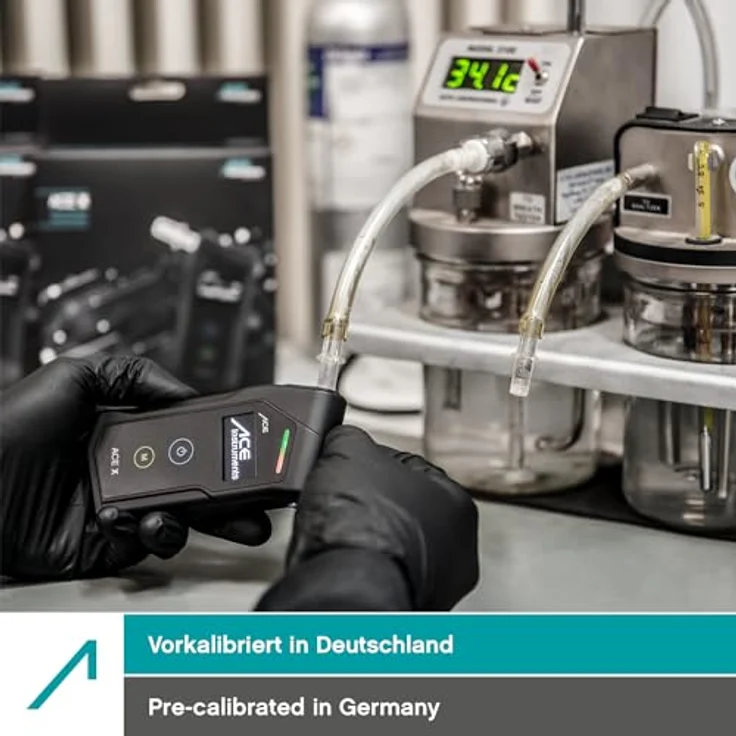 A X Alkoholtester Schwarz 0.0 bis 5 ‰ inkl. Display – Bild 4