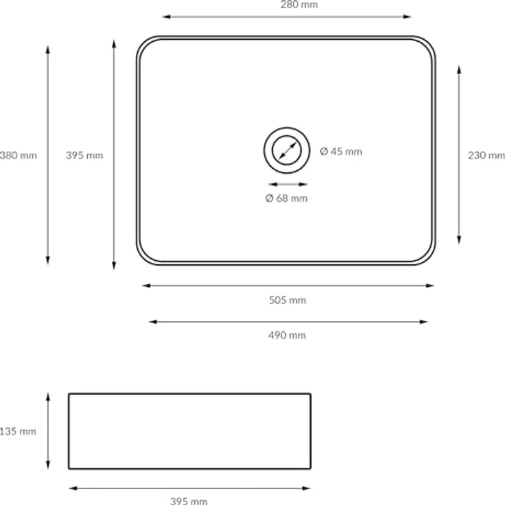ECD Germany Waschbecken – Bild 4