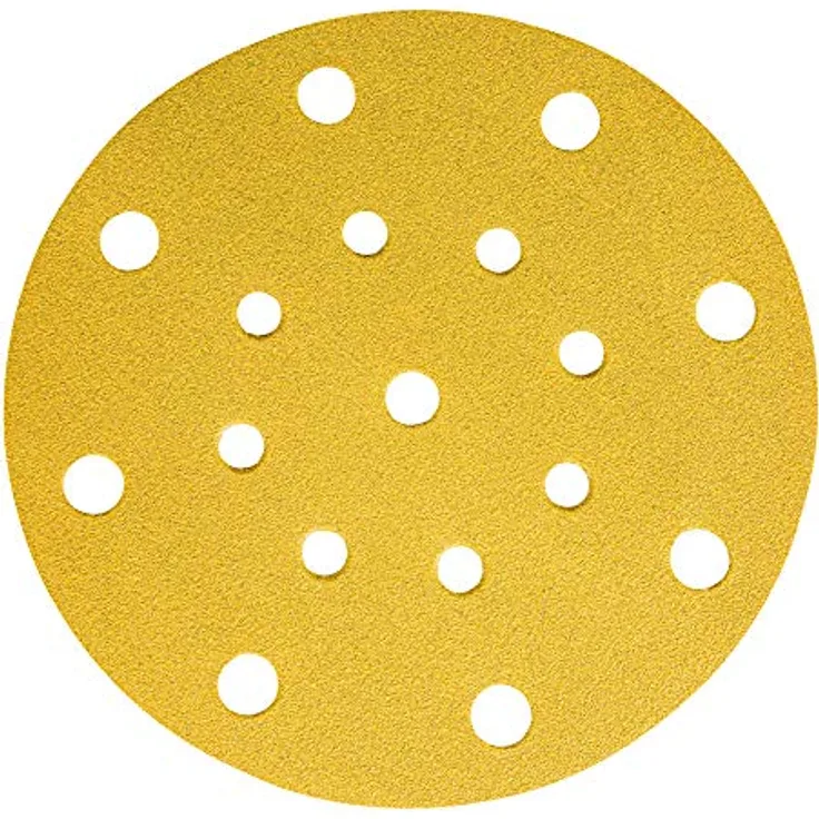 STIER Schleifscheiben Universal D150 / P40 / 16-Loch / 50 Stk. - Hochwertiges Korundkorn, Made in Germany