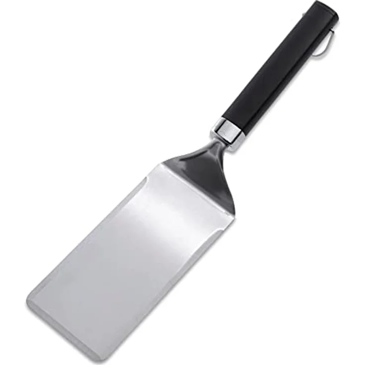 Weber 6779 Griddle Spatula, Silver - Grillwender mit rutschfestem Griff und abgeschrägter Kante – Bild 1