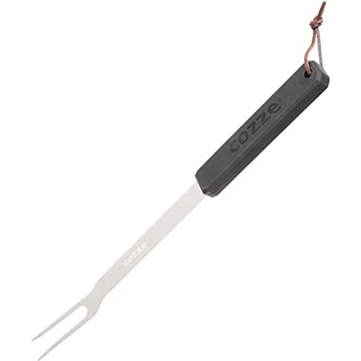 cozze® Grillgabel 450 mm mit PP-Griff - Edelstahl, ideal zum Greifen und Wenden von Lebensmitteln am Grill – Bild 3