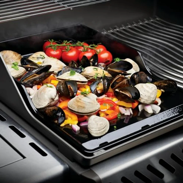 Napoleon Gusseisen Plancha, porzellanbeschichtet, 45,5 x 30 cm für Rogue, Freestyle, Prestige Grills, langlebig und vielseitig – Bild 2