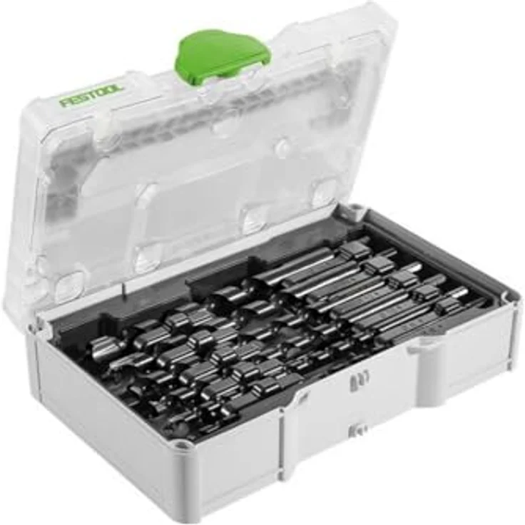 FESTOOL Schlangenbohrer-Set SYS3 S 76-SB CE-SORT/6, 6-teiliges Bohrer- und Bitset mit robuster Gewindespitze und CENTROTEC-Schnittstelle – Bild 2