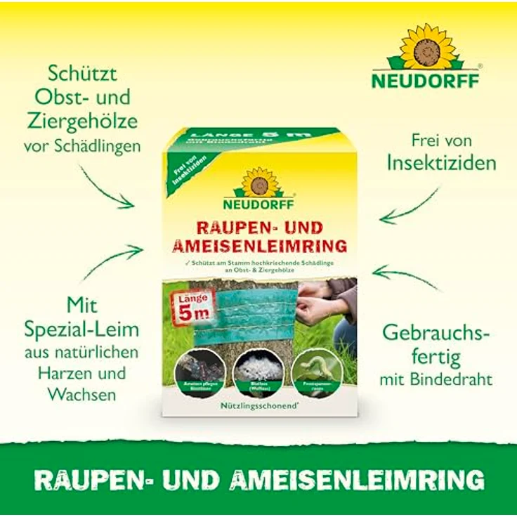 Neudorff Raupen- und Ameisenleimring 5 m – Bild 2