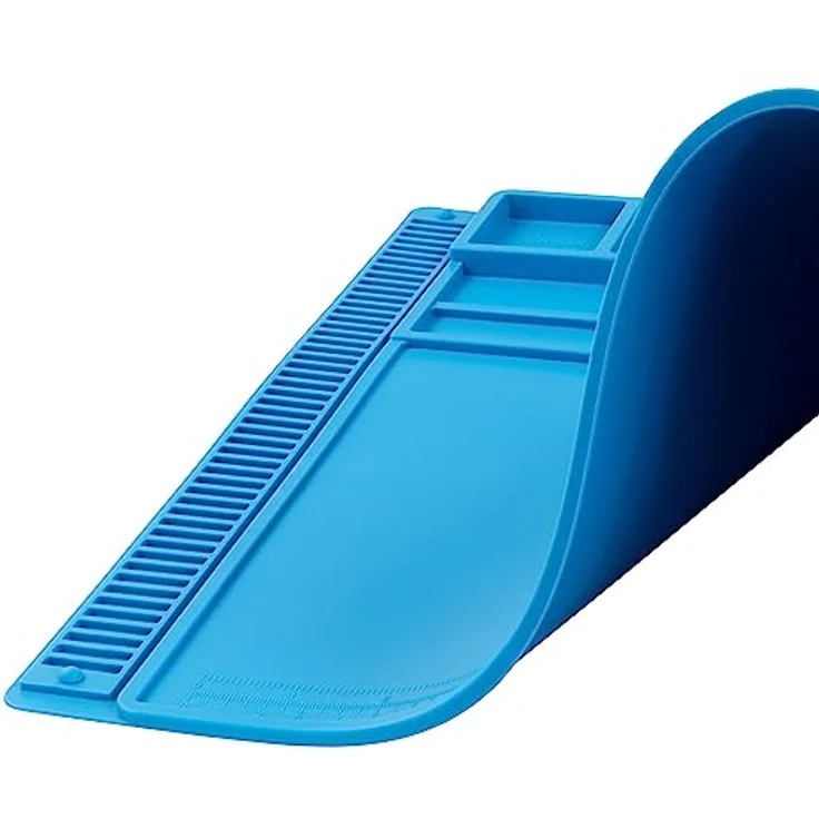 MC POWER - ESD Silikon-Lötmatte | LM-18 | Große flexible Löt-Unterlage 55x35cm, Schweiß-Reparatur-Unterlage hitzebeständig bis 500 °C antistatisch, abwischbar und zusammenrollbar – Bild 5