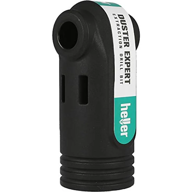 Heller Tools Duster Expert 3-tlg. Set, Schwarz-Grau, Bohrer mit integriertem Staubabsauger, Ø 6/8/10 x 100/220 mm, inkl. Adapter – Bild 5