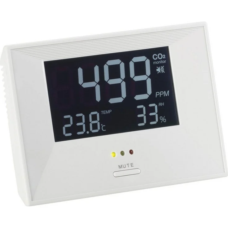 TFA Dostmann AirCO2ntrol Life 31.5003 CO2-Monitor mit LED Display, CO2 Ampel und Alarm – Bild 1