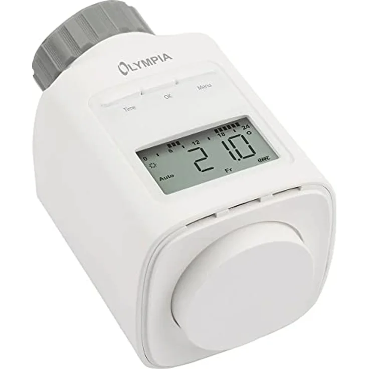 Olympia HT430-23A Energiespar-Heizungsregler mit 9 einstellbaren Heiz- und Sparzeiten, Weiß – Bild 3