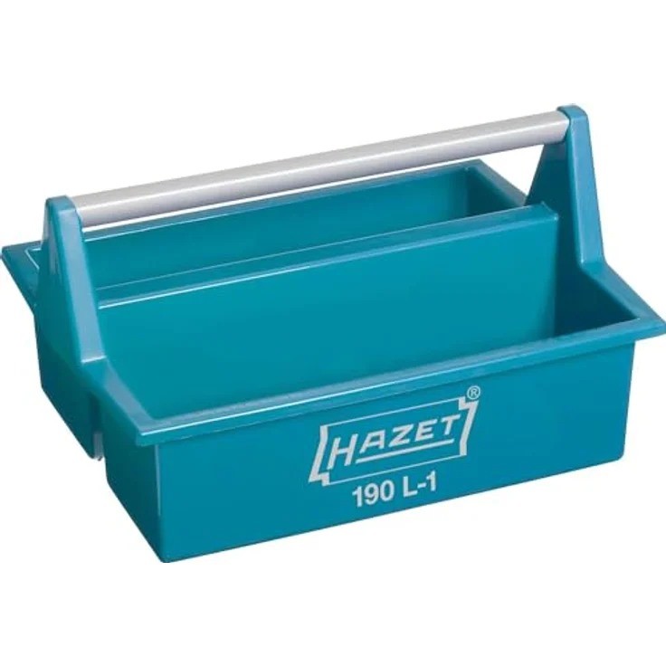 HAZET Werkzeugkasten, leer (aus lösemittelbeständigem Kunststoff, stabiler Aluminiumgriff) 190L-1 – Bild 2