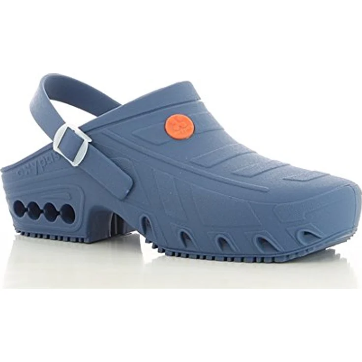 Safety Jogger OXYCLOG Clog, Sicherheitsschuh OB, ESD, SRA rutschfest, waschbar bis 90°C, blau, Größe 43 – Bild 4