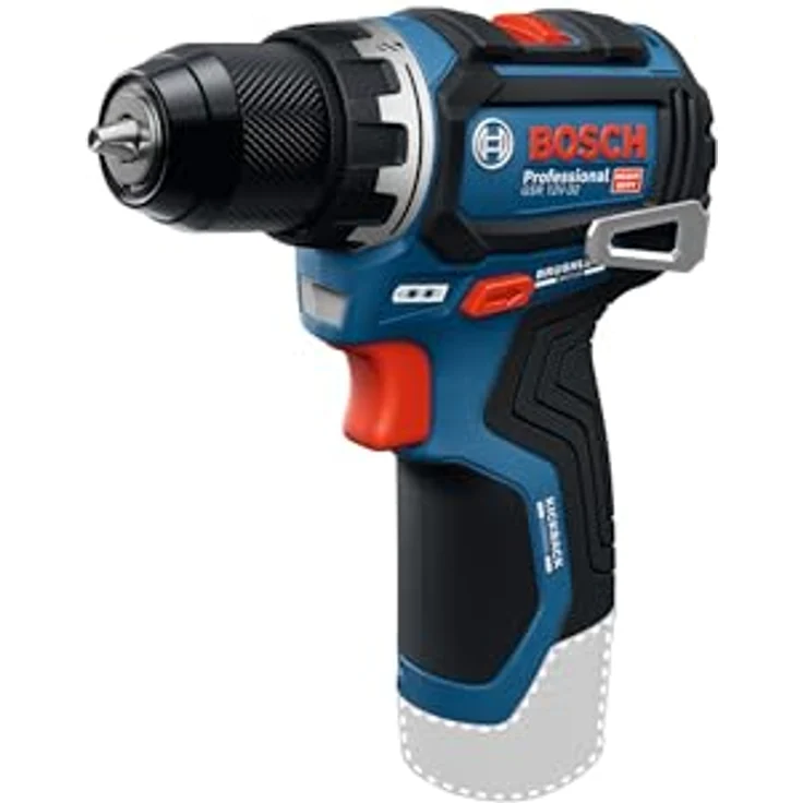 Bosch Akku-Bohrschrauber GSR 12V-32 Professional, kompakt mit Advanced KickBack Control und bürstenlosem Motor, Karton – Bild 2