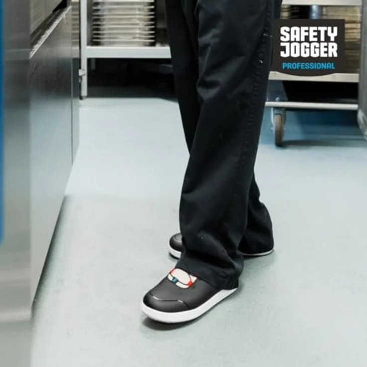 Safety Jogger EDEN 01 LOW SRC ESD, bequemer Hineinschlüpfschuh für Unisex, Gr. 47 mit rutschfester Gummi/EVA-Sohle und 3D-Mesh-Futter – Bild 3