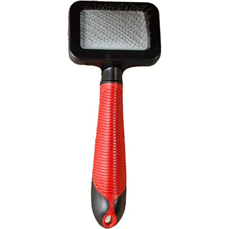 Karlie Professional Zupfbürste L: 17.5 cm B: 7 cm S rot-schwarz