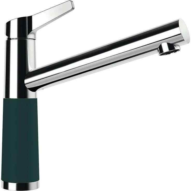 Schock Küchenarmatur SC-510, Hochdruck Armatur mit Festauslauf, Chrom/Cristadur, 360° schwenkbar, 227 mm Höhe