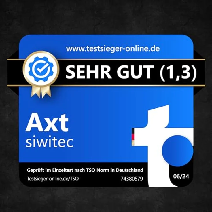 siwitec Axt Bundle mit Universal-, Spalt- und Campingaxt, inkl. Schnittschutz, optional mit 4-in-1 Schärfer, (Packung, wahlweise mit oder ohne Messerschärfer erhältlich) – Bild 8