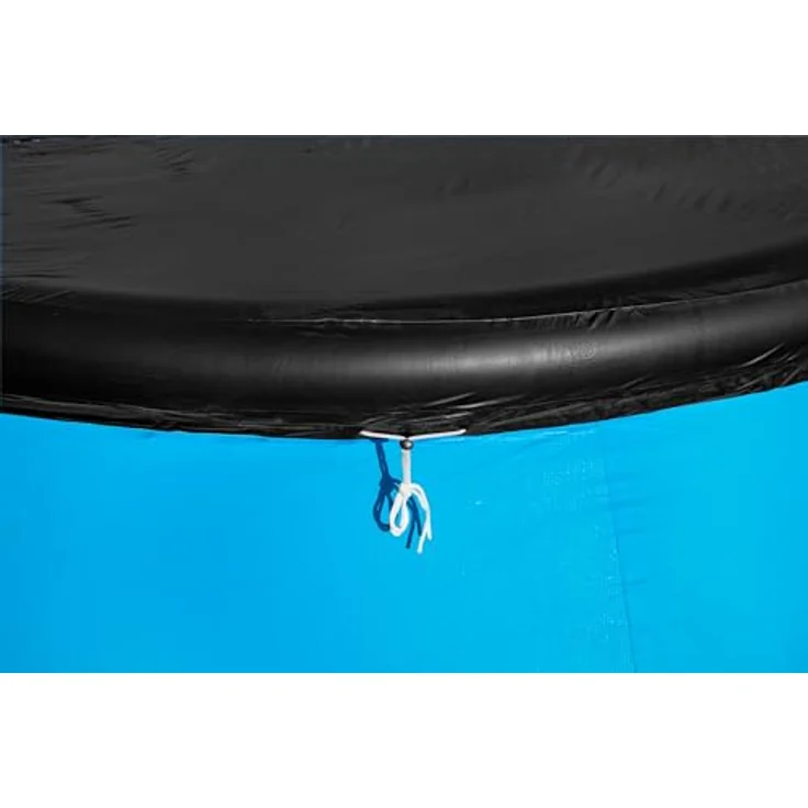 Bestway PVC-Abdeckplane Ø 240 cm, schwarz, rund – Bild 5