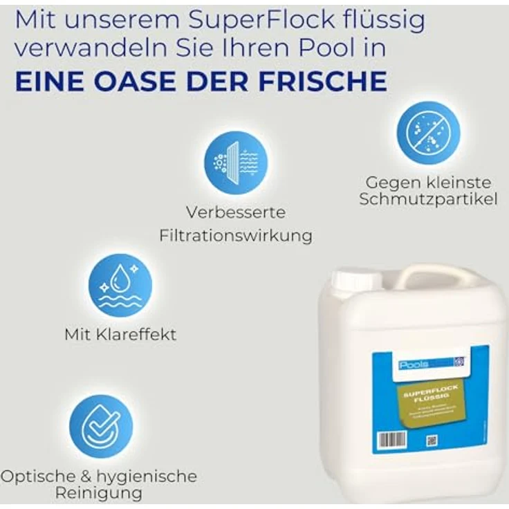 5 l - PoolsBest® Superflock flüssig – Bild 5