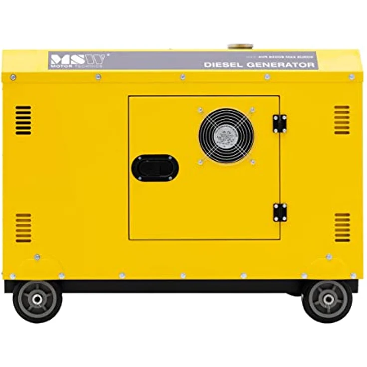 MSW Diesel-Stromgenerator 8500 W, Notstromaggregat mit 30 L Tank, 240/400 V, dreiphasig, mit AVR Euro 5 – Bild 7
