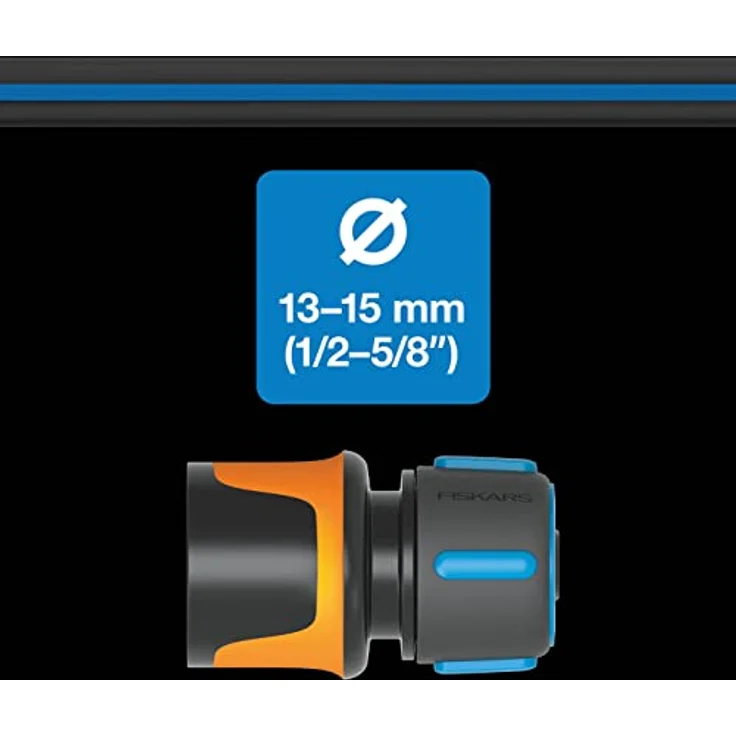 Fiskars FiberComp Reparator, Schlauchreparaturset für ½″- und ⁵⁄₈″-Schläuche, frostbeständig und langlebig – Bild 3