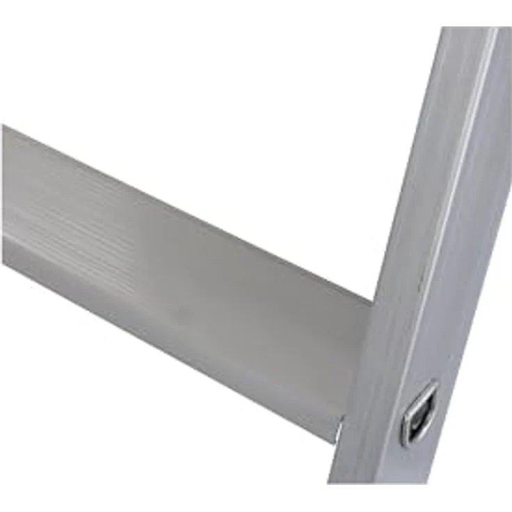 KRAUSE Schwerlast-Stehleiter, einseitig begehbar, bis 225 kg, 7 Stufen inkl. Plattform, mit Sicherheitsbügel und D-Stufen – Bild 2