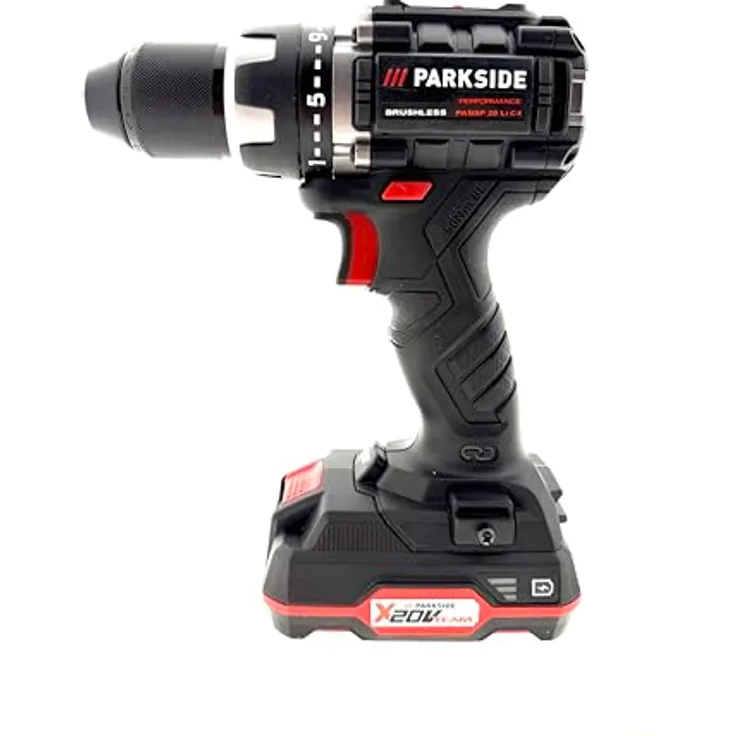 PARKSIDE PERFORMANCE® 20 V Akku-Bohrschrauber »PABSP 20 Li C4«, bürstenloser Motor, 2-Gang-Getriebe, 60 Nm Drehmoment, ohne Akku und Ladegerät