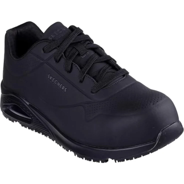 Skechers 200177EC BLK Skechers UNO Arbeitsschuh mit Air-Cooled Memory Foam-Einlegesohle – Bild 4