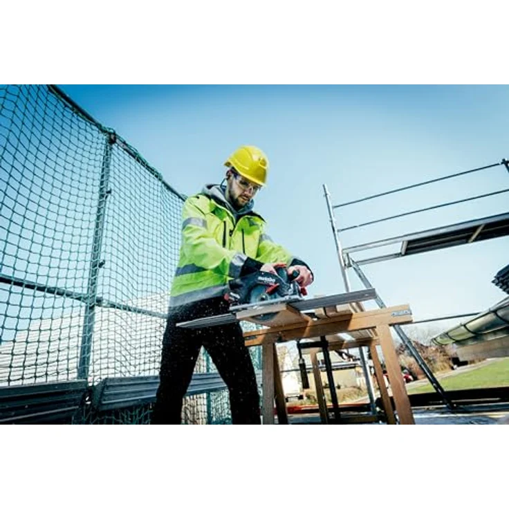 Metabo Akku-Handkreissäge KS 18 LTX 57 BL in Metabox, ohne AKKU, mit Kappschiene, mit Auslaufbremse, Kreissäge, Säge 691223000 – Bild 3