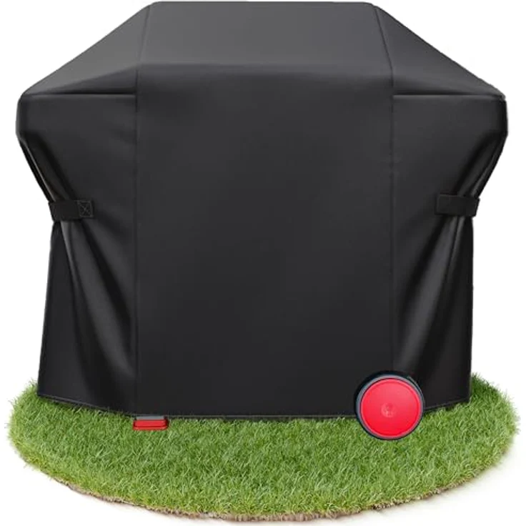 AMZBBQ® Premium Grillabdeckung, wetterfest, 135 x 115 x 65 cm, 100% wasserdicht für Gasgrill, passend für Weber Spirit E-310 & E-320 / Rösle Videro G3 / Enders Boston & Monroe ProX 3 – Bild 1