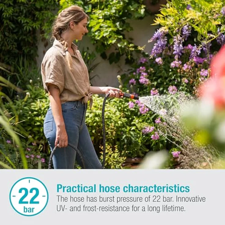 Gardena Textilschlauch Liano Life 1/2", 30 m Set – Bild 7