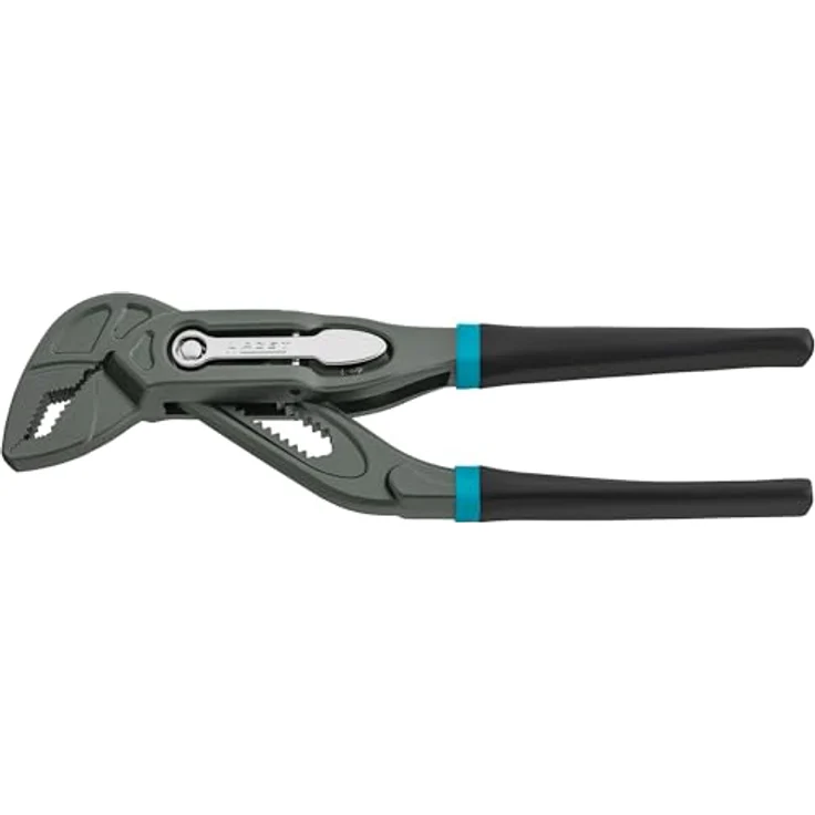 Hazet Universal-/Wasserpumpenzange 760-15, 150 mm Länge, feiner Rastabstand, Schnellverstellung mit Tipp-/Step-Hebelfunktion, harte Maulverzahnung, Chrom-Vanadium Stahl, rot – Bild 1