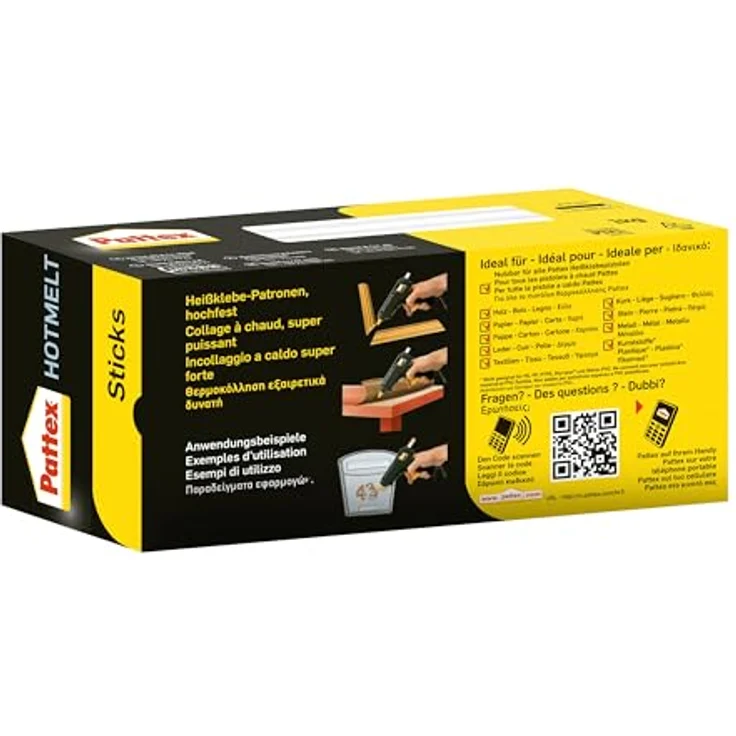 Pattex Klebepatronen  1 kg transparent & hochfest - Preisvergleich – Bild 2