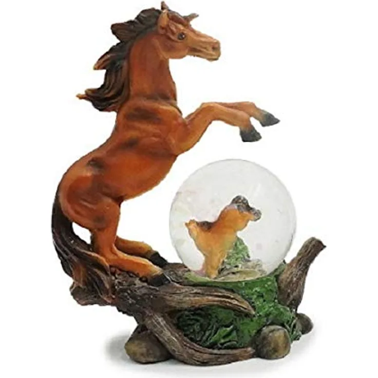 Glitzerkugel Pferd