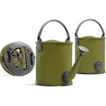 Colapz Faltbare Gießkanne und Eimer Perfekt für Outdoor, Camping und Wohnwagen- Oliv grün