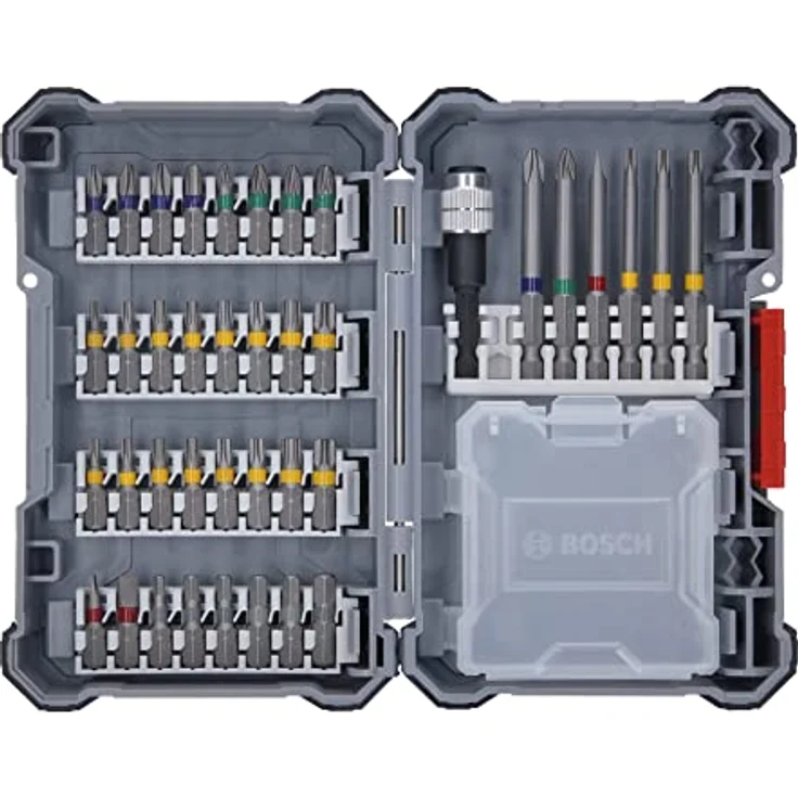 Bosch Professional 18V System Akku Schlagbohrschrauber GSB 18V-21 (2x 2,0 Ah Akku,40tlg. Zubehör Set,in L-BOXX) – Bild 5