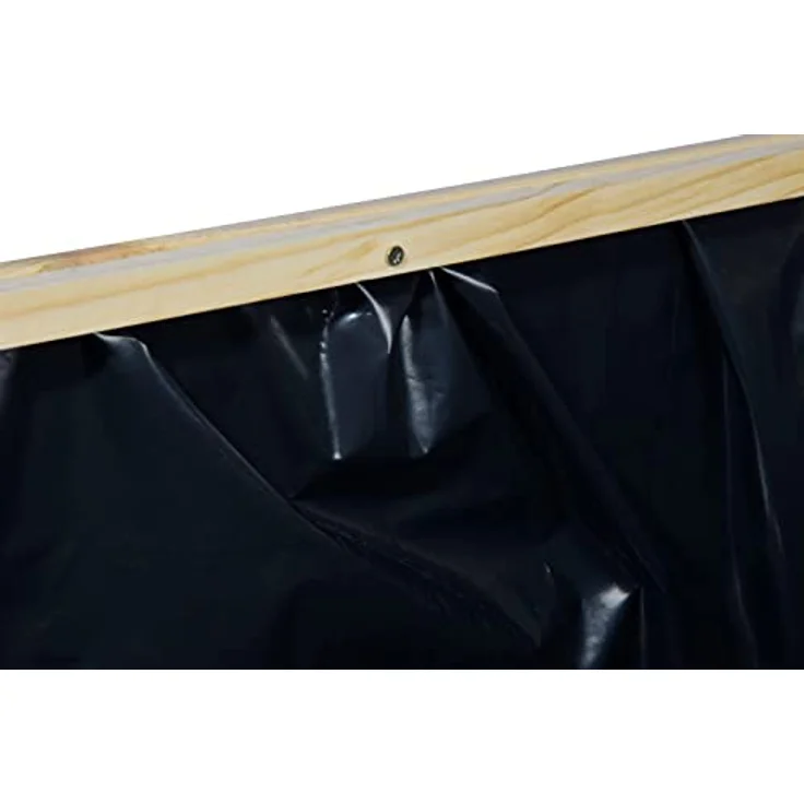 dobar® 58175FSCe breites Hochbeet XL aus Holz |Erhöhtes Gemüsebeet | Kräuterbeet aus Holz | Pflanzkasten für Balkon/Garten/Terrasse | Salatbeet für die Anzucht | 117 x 40 x 78 cm | Natur – Bild 5