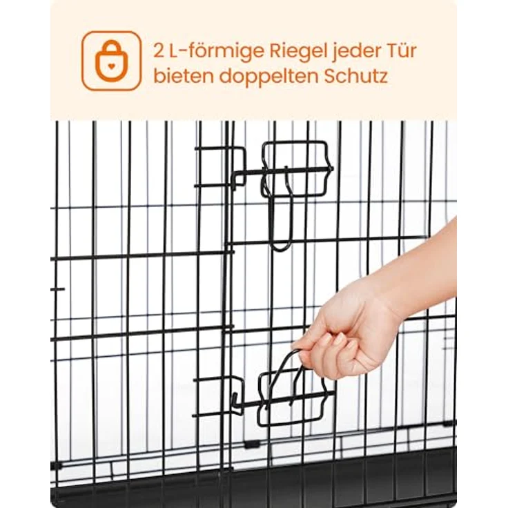 Feandrea Doggo, Gehege - Geschweisst mit Eisendraht, rostfrei, blau – Bild 8