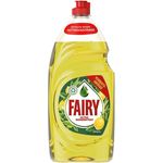 Fairy Ultra Zitrone Geschirrspülmittel, 900 ml Konzentrat für strahlend sauberes Geschirr mit zitronigem Duft