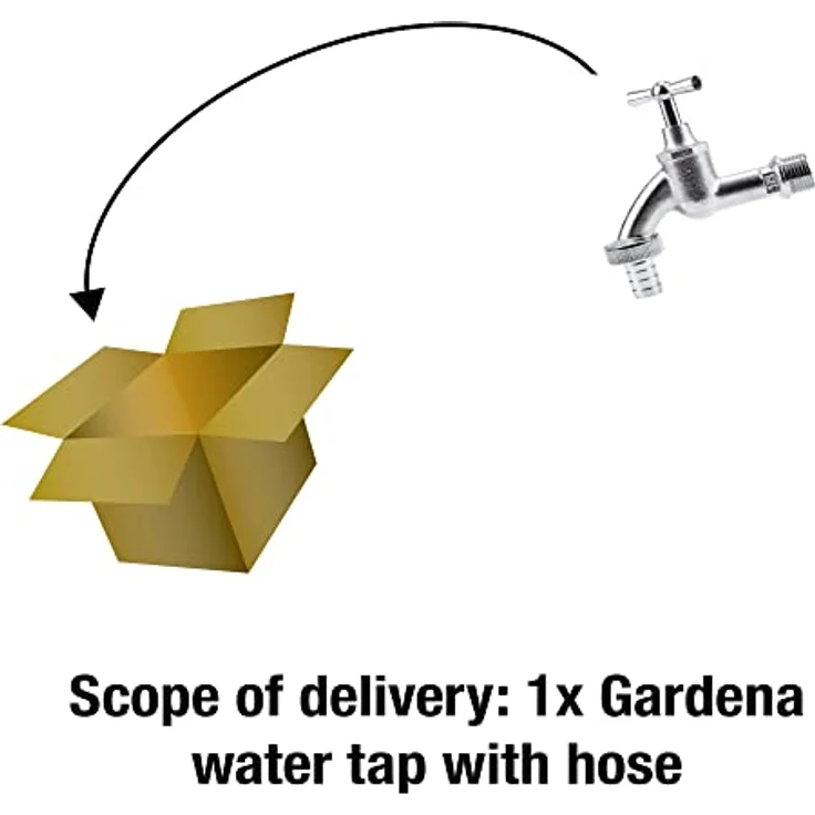 GARDENA Wasserhahn mit Schlauchverschraubung: Verchromter Wasserkran für Innen & Außen, 26.5 mm (G 3-4 Zoll)-Gewinde, für 19 mm (3-4 Zoll)-Schlauch (7331-20) Bewässerungszubehör – Bild 5