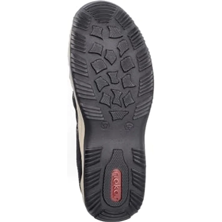 Rieker Clog, Schlupfschuh in schmaler Form, schwarze Sicherheitssandalen mit schockabsorbierender Sohle – Bild 7