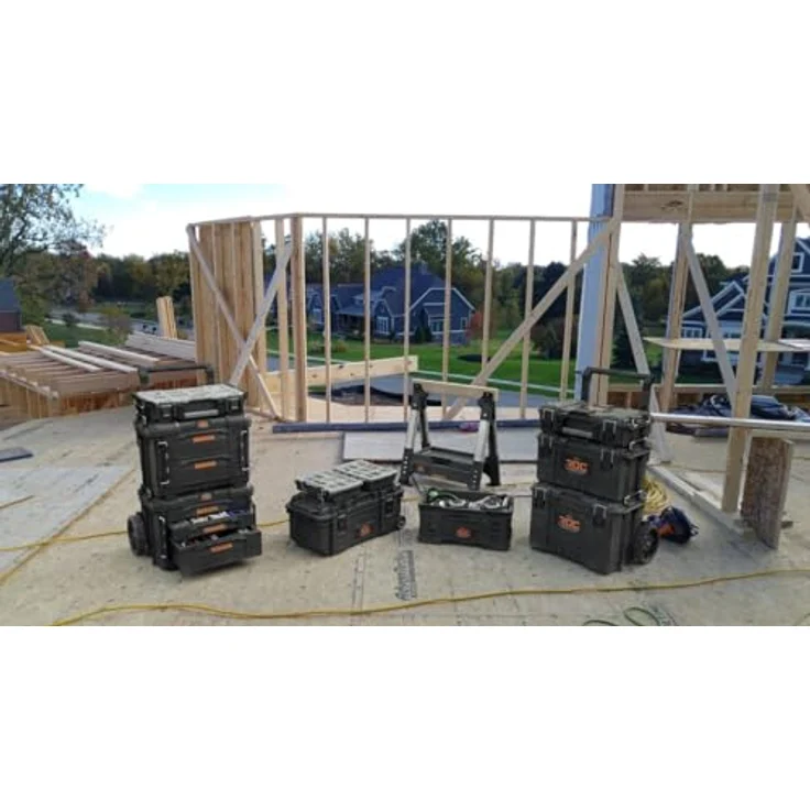 Keter Roc Pro Gear 2.0 XL Werkzeugkoffer mit 2 Schubladen, modular und abschließbar – Bild 5