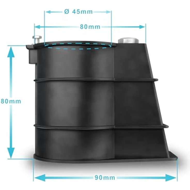 Astralpool Leitereinbauhülse Kunststoff für Holm Ø 43mm, 2er Pack zum Einbetonieren – Bild 7