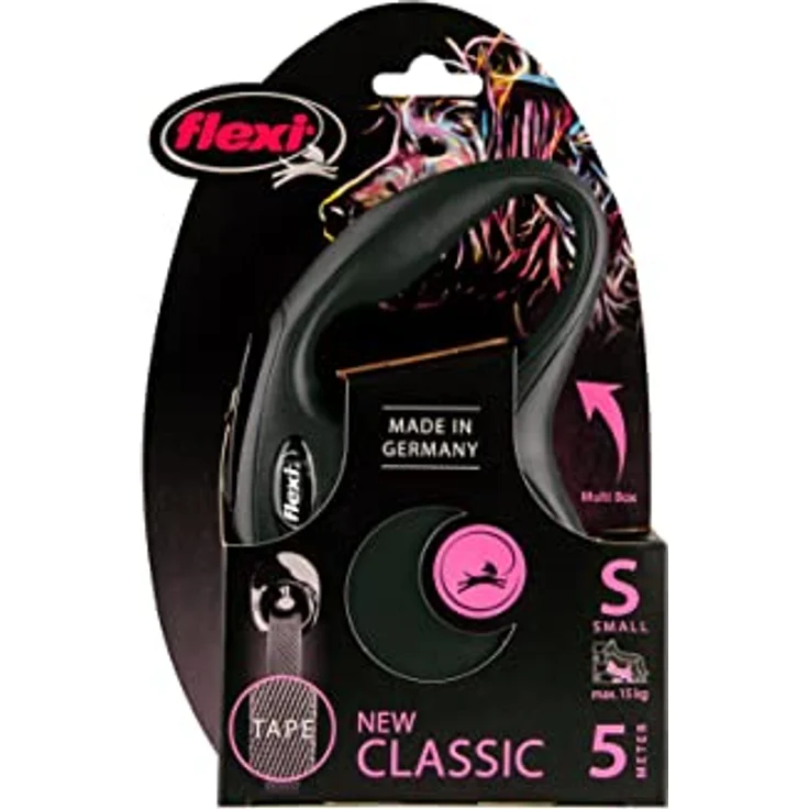 Flexi Hundeleine New Classic S Länge: 5 m, schwarz – Bild 4