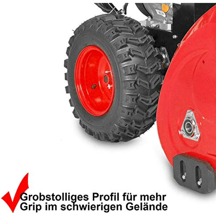Hecht 9542 SQ, Benzin-Schneefräse mit 15 PS, Elektrostart, LED-Scheinwerfer, Griffheizung, 106 cm Arbeitsbreite, 51 cm Arbeitshöhe, 420 cm³, 15 m Wurfweite – Bild 5