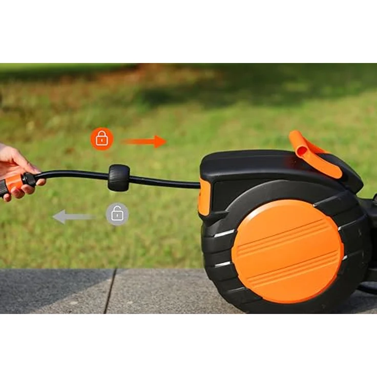 Yardforce Schlauchaufroller HW HR20A, mit automatischem Schlauchrückzug und robustem Kunststoffgehäuse – Bild 3