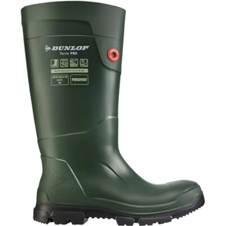 Magni Dunlop "TerraPro", Sicherheits-Gummistiefel S5, grün, Größe 37, wasser- und chemikalienbeständig, leicht und robust – Bild 3