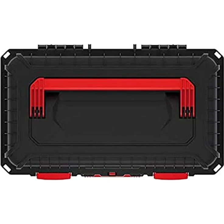 Werkzeugkoffer für Elektowerkzeuge Maschinenkoffer mit Schaumstoff-Einlage Ergonomischer Griff Kunststoff Schwarz 585 x 360 x 217mm (LxBxH) – Bild 3