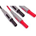 PeakTech Prüfleitungen P 7020: 1000 V / 10 A, mit 4mm Buchsen, (1 St)